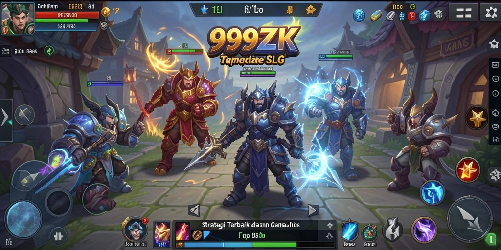 Tangkapan layar <strong>999ZK</strong> menunjukkan aksi pertempuran strategis yang mendebarkan.
