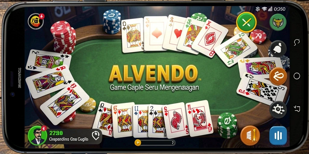 Tampilan gameplay seru dari ALVENDO dengan teman-teman.