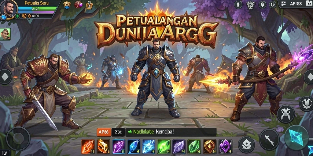 Tangkapan layar gameplay API66 yang menarik dalam pertempuran epik.