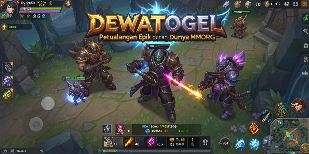 Screenshot DEWATOGEL menampilkan aksi pertarungan yang mendebarkan dalam MMORPG.