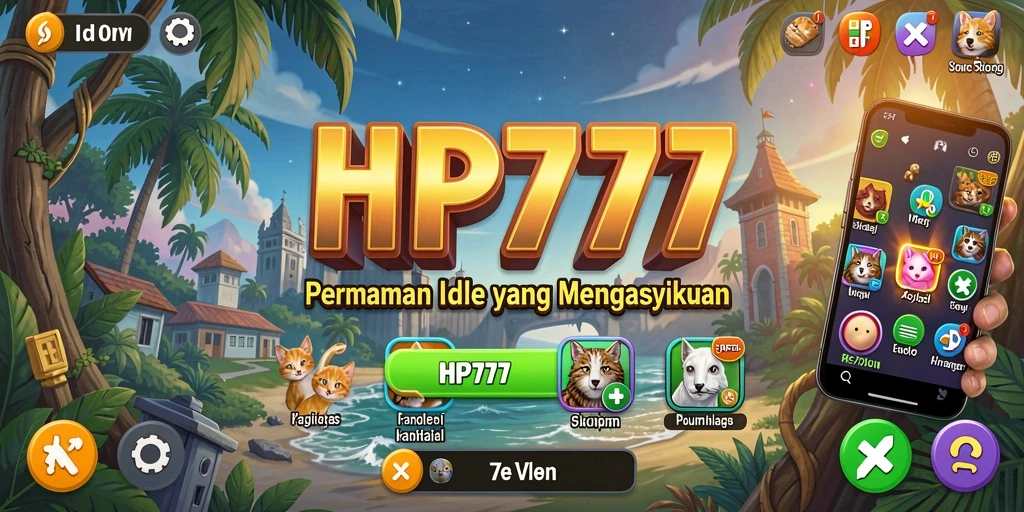 Screenshot gameplay HP777 menunjukkan aksi seru dan strategi dalam game Idle.