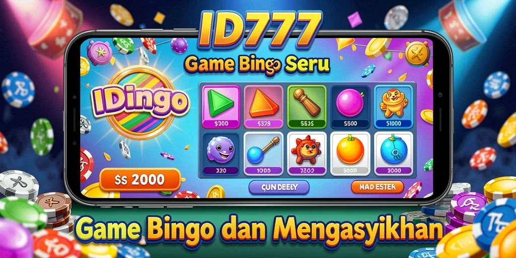 Screenshot gameplay ID777 yang menampilkan keseruan permainan Bingo.