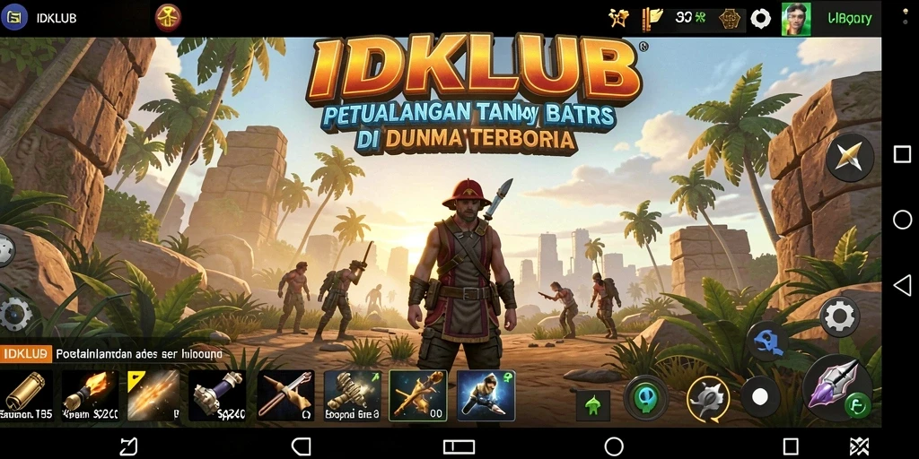 Tampilan menarik dari gameplay Open World IDKLUB yang memukau.