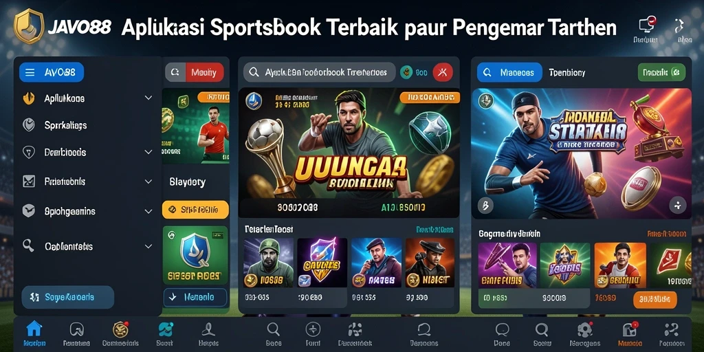 Tampilan gameplay Sportsbook yang menarik dari JAVO88.