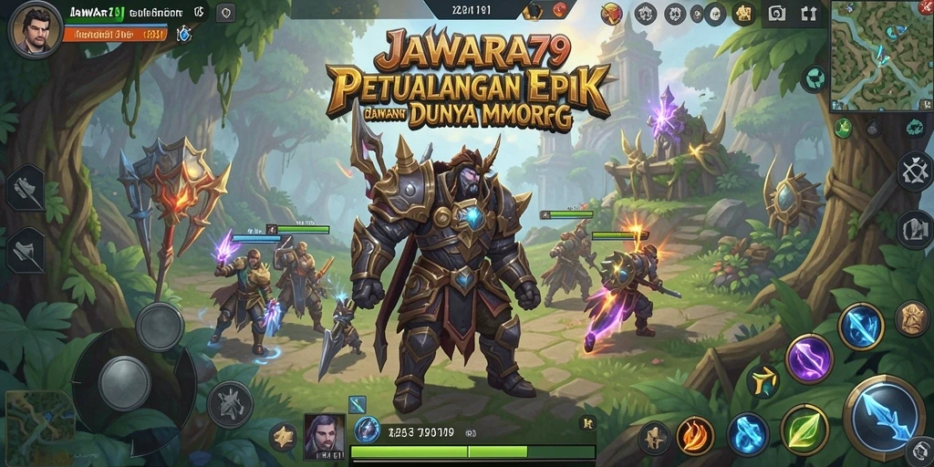 Tampilan gameplay <strong>JAWARA79</strong> yang menakjubkan dalam dunia MMORPG.