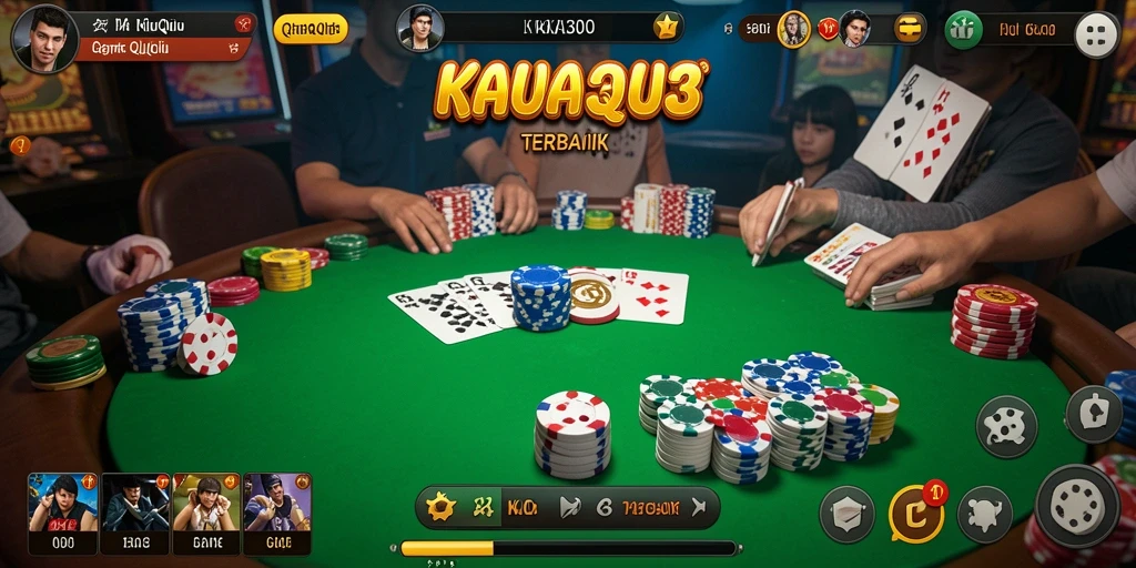 Screenshot gameplay KAKA303 yang menampilkan aksi seru QiuQiu.