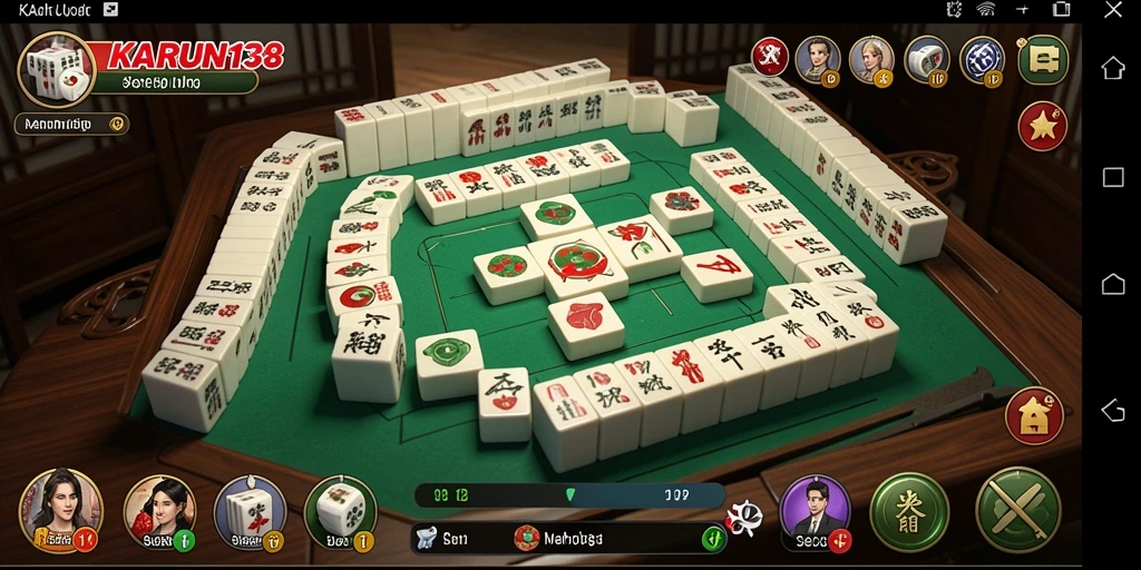Screenshot gameplay menarik dari <strong>KARUN138</strong> yang menunjukkan tantangan Mahjong.