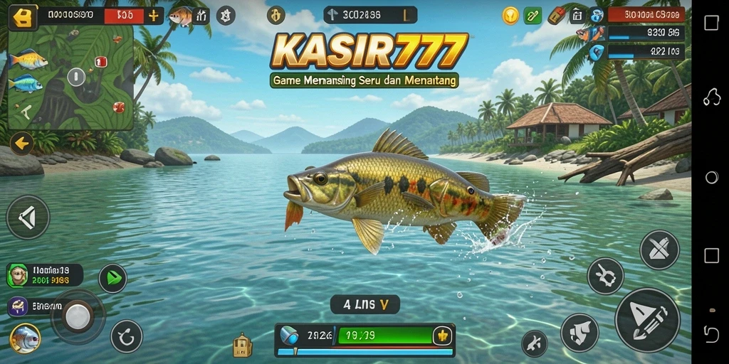 Screenshot KASIR777 menampilkan aksi memancing yang seru dan grafis menawan.