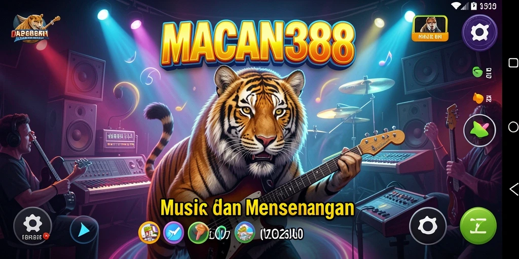 Tampilan gameplay <strong>MACAN388</strong> yang seru dan interaktif saat bermain musik.
