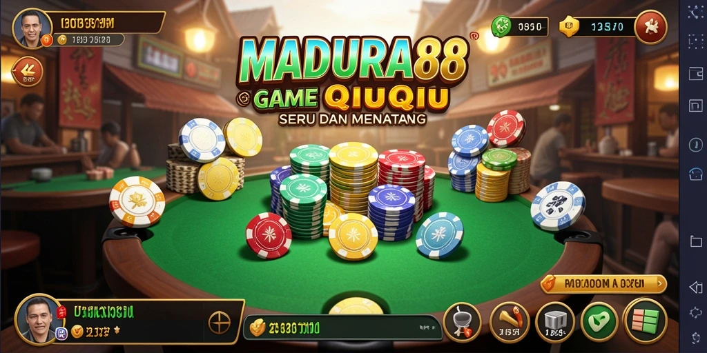 Tampilan gameplay MADURA88 yang menegangkan saat bermain QiuQiu.