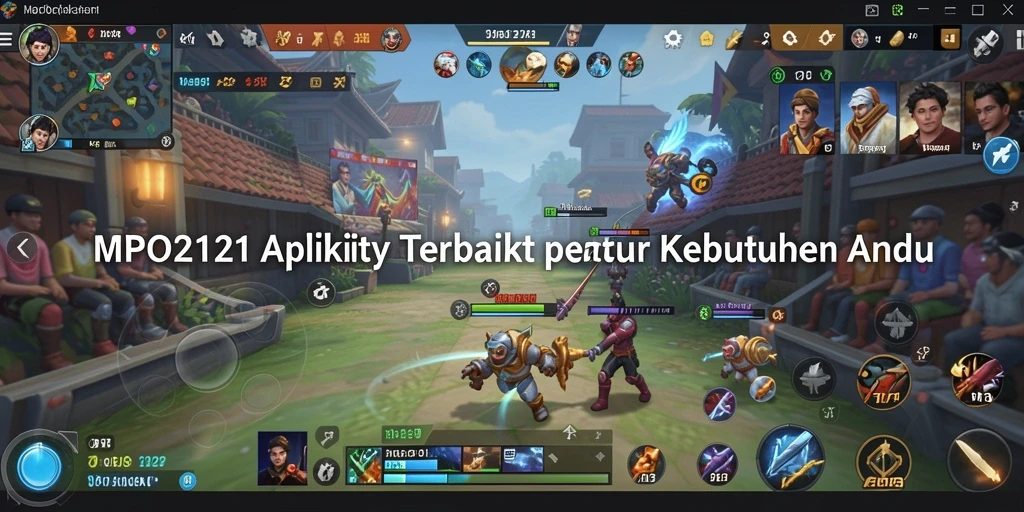 Tampilan antarmuka utama MPO2121 yang sederhana dan mudah digunakan.
