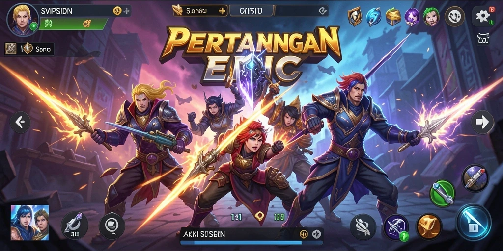Tangkapan layar gameplay seru di SVIPSIDN dengan aksi penuh adrenalin.