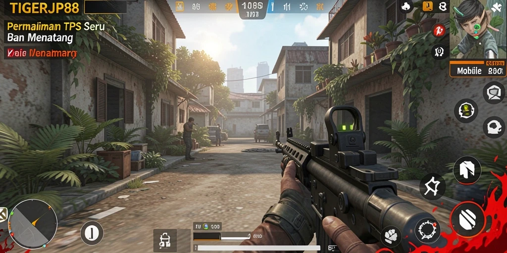 Tangkapan layar menampilkan aksi mendebarkan dalam gameplay TPS TIGERJP88.