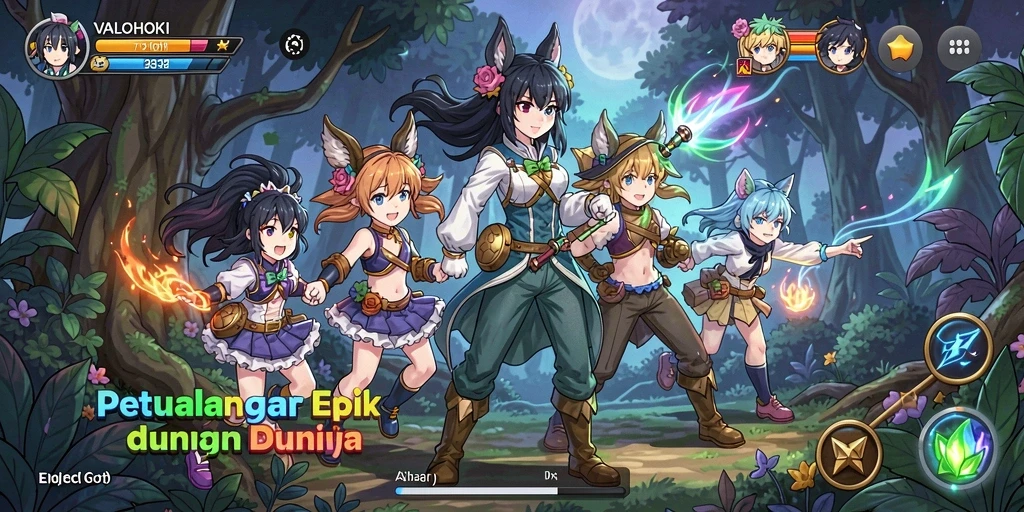 Tampilan gameplay VALOHOKI yang seru dan penuh aksi.