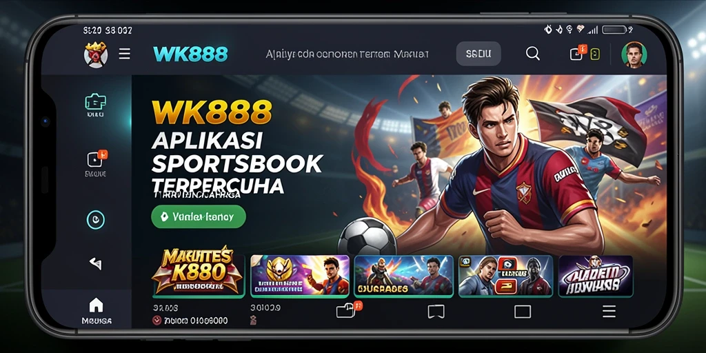 Tampilan gameplay taruhan olahraga di aplikasi WK888 yang menarik.