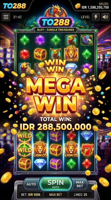 Tampilan antarmuka to288 yang sederhana dan menarik.